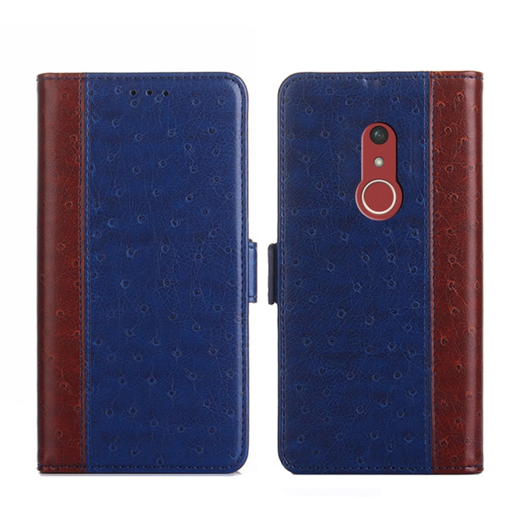 For Fujitsu Arrows Be4 Plus-F-41B Ostrich Texture Flip Leather Phone Case