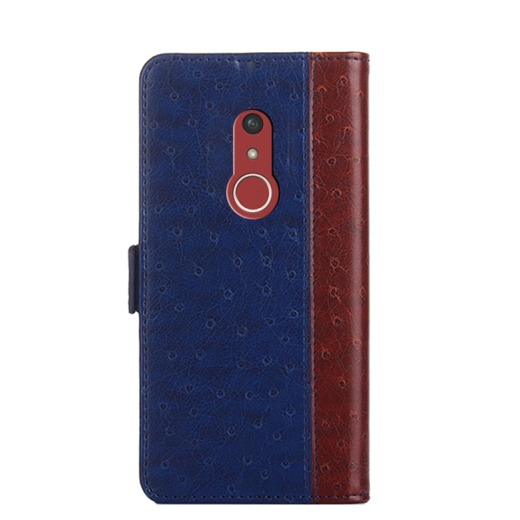 For Fujitsu Arrows Be4 Plus-F-41B Ostrich Texture Flip Leather Phone Case