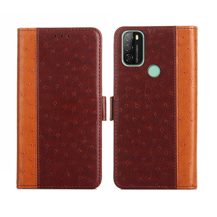For Blackview A70 Ostrich Texture Flip Leather Phone Case