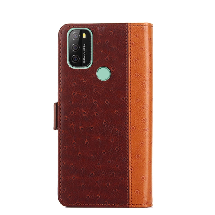 For Blackview A70 Ostrich Texture Flip Leather Phone Case