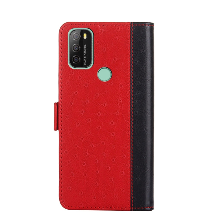 For Blackview A70 Ostrich Texture Flip Leather Phone Case