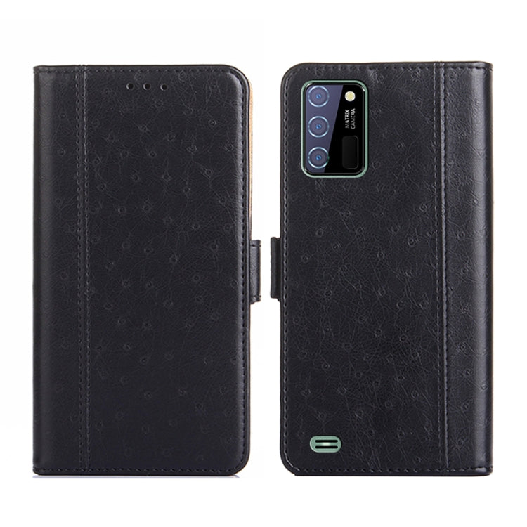 For OUKITEL C25 Ostrich Texture Flip Leather Phone Case