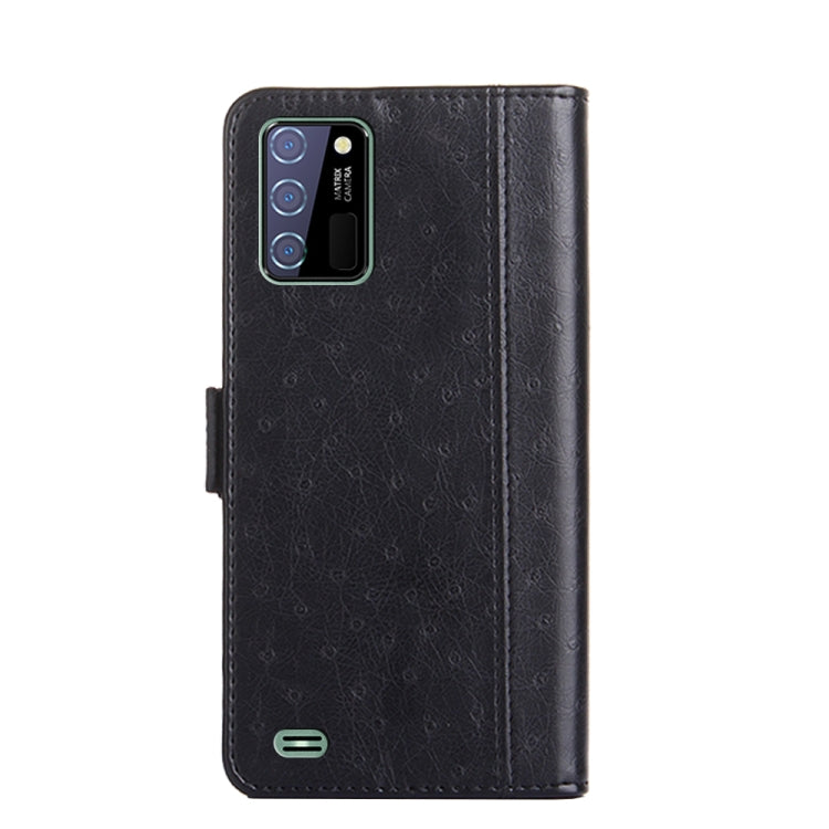 For OUKITEL C25 Ostrich Texture Flip Leather Phone Case