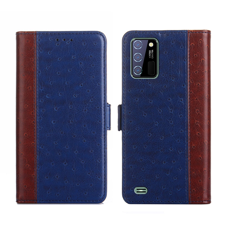 For OUKITEL C25 Ostrich Texture Flip Leather Phone Case