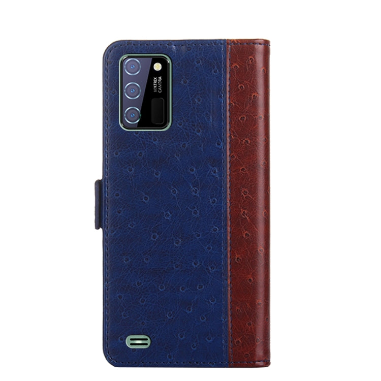 For OUKITEL C25 Ostrich Texture Flip Leather Phone Case