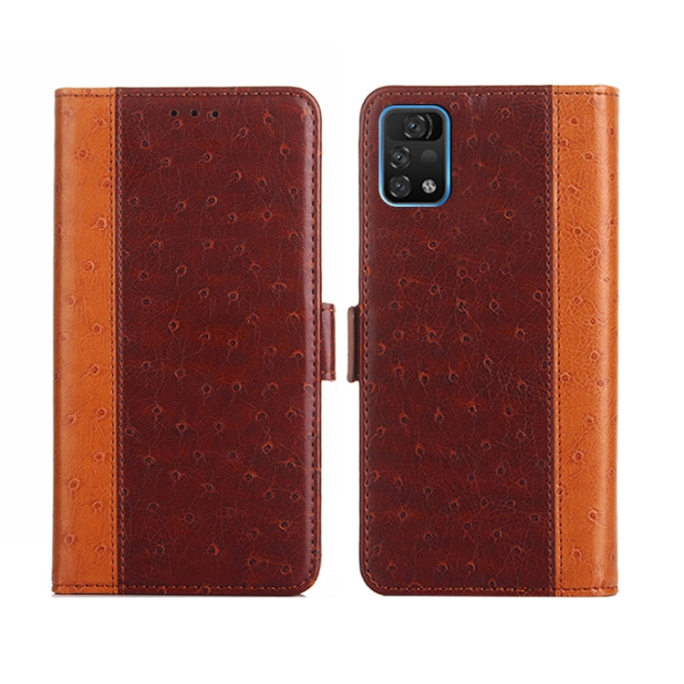 For UMIDIGI A11 Pro Max Ostrich Texture Flip Leather Phone Case