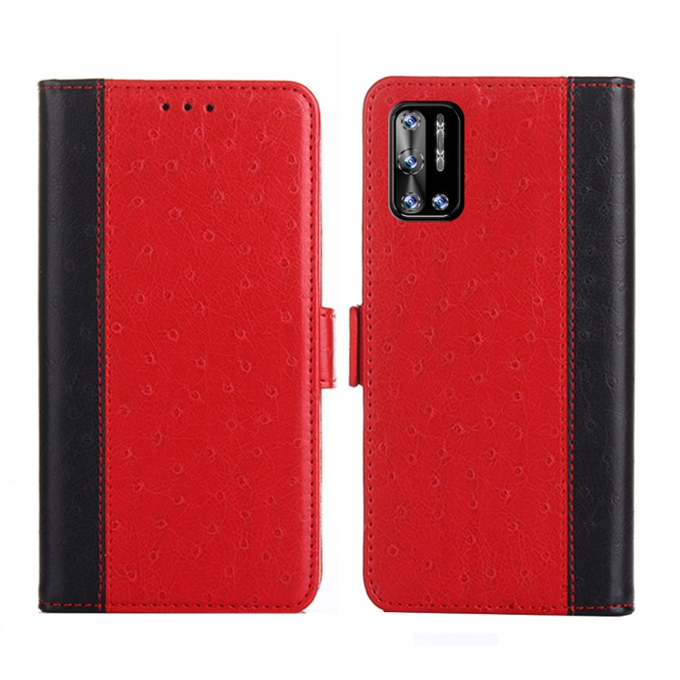 For Doogee N40 Pro Ostrich Texture Flip Leather Phone Case