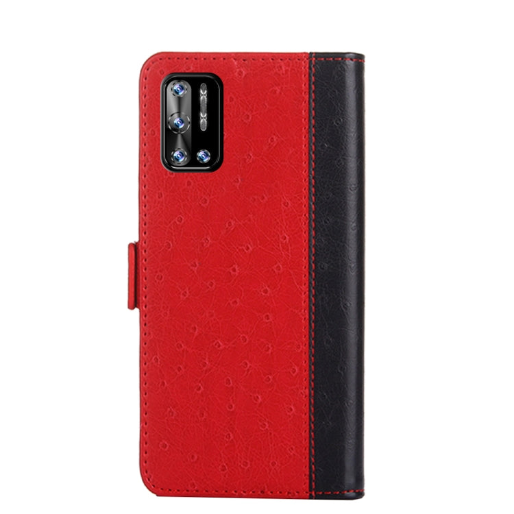 For Doogee N40 Pro Ostrich Texture Flip Leather Phone Case