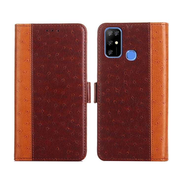 For Doogee X96 Pro Ostrich Texture Flip Leather Phone Case