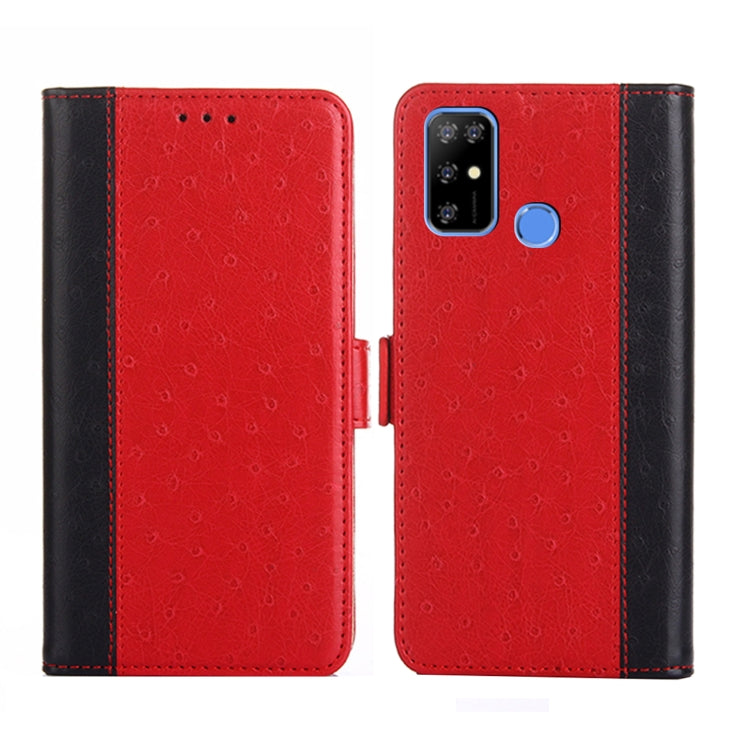 For Doogee X96 Pro Ostrich Texture Flip Leather Phone Case