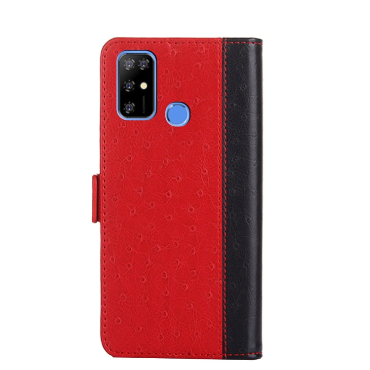 For Doogee X96 Pro Ostrich Texture Flip Leather Phone Case