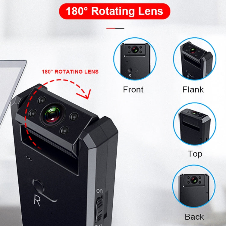 WD6-A Infrared Night Vision Mini HD WiFi Camera 120 Degrees Recorder