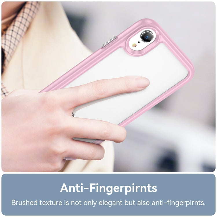 For iPhone XR Colorful Series Acrylic + TPU Phone Case