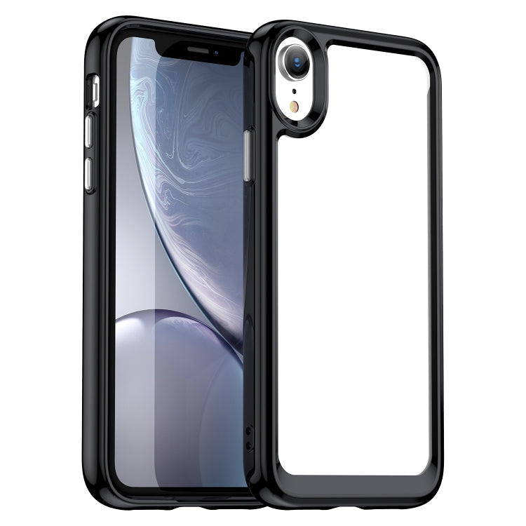 For iPhone XR Colorful Series Acrylic + TPU Phone Case