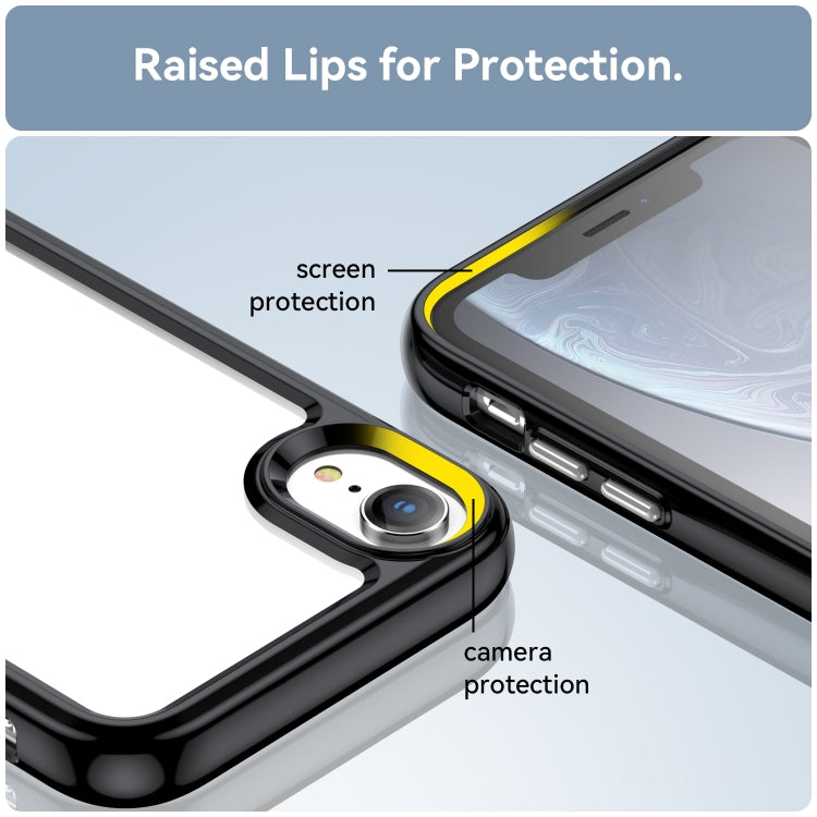For iPhone XR Colorful Series Acrylic + TPU Phone Case