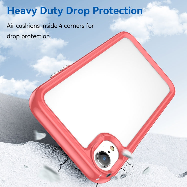 For iPhone XR Colorful Series Acrylic + TPU Phone Case