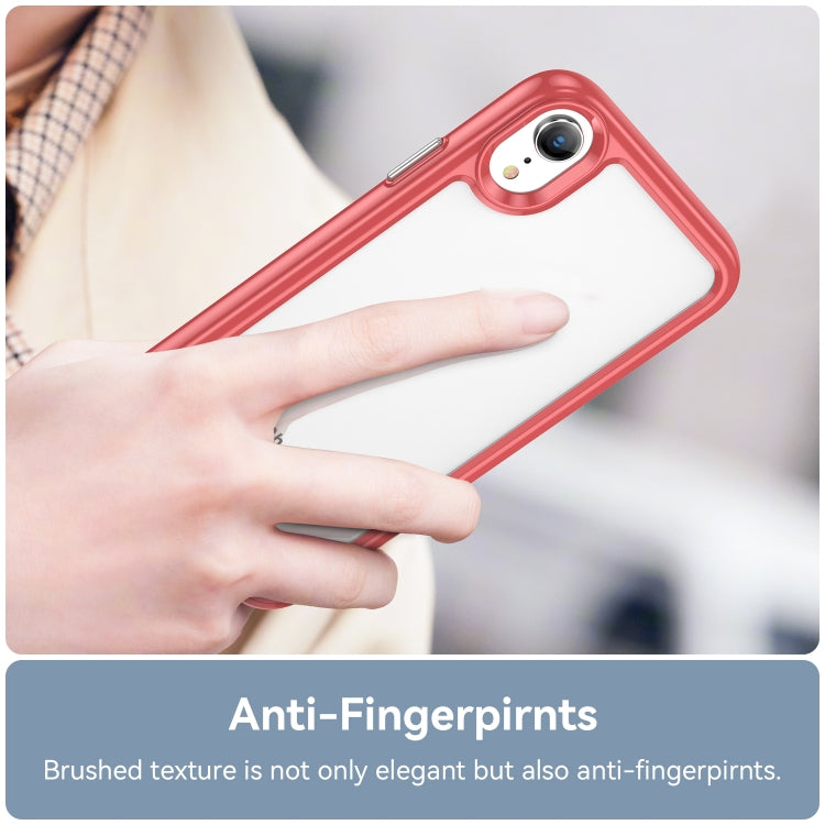 For iPhone XR Colorful Series Acrylic + TPU Phone Case