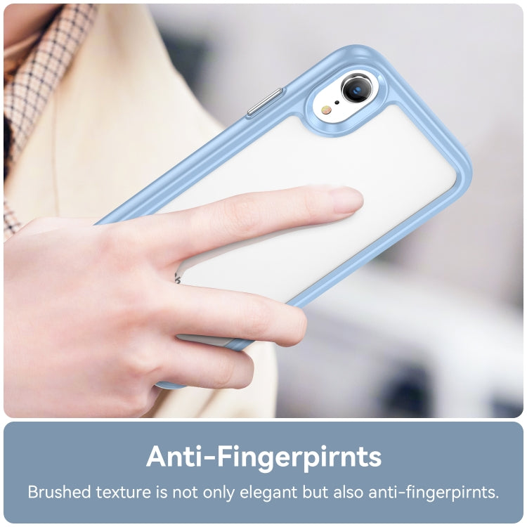 For iPhone XR Colorful Series Acrylic + TPU Phone Case