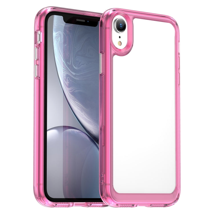 For iPhone XR Colorful Series Acrylic + TPU Phone Case
