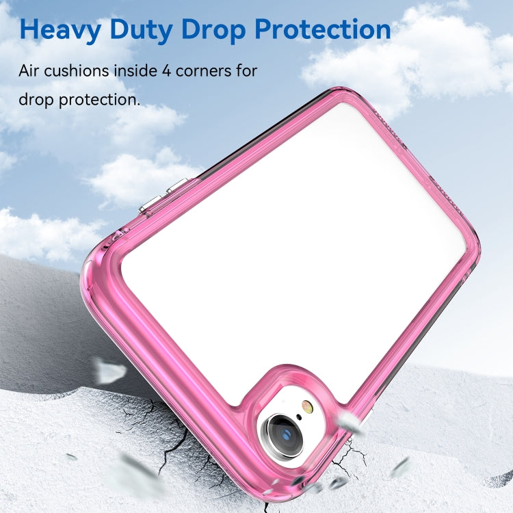 For iPhone XR Colorful Series Acrylic + TPU Phone Case