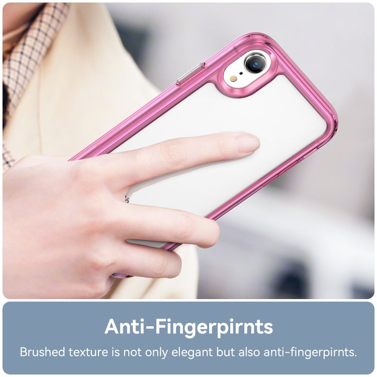For iPhone XR Colorful Series Acrylic + TPU Phone Case