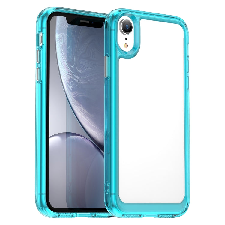For iPhone XR Colorful Series Acrylic + TPU Phone Case