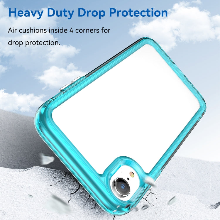 For iPhone XR Colorful Series Acrylic + TPU Phone Case