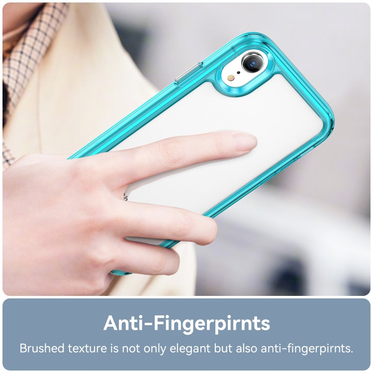 For iPhone XR Colorful Series Acrylic + TPU Phone Case