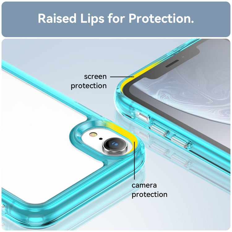 For iPhone XR Colorful Series Acrylic + TPU Phone Case