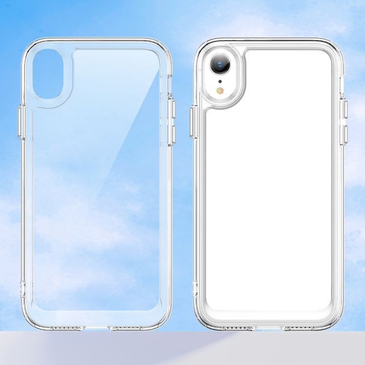 For iPhone XR Colorful Series Acrylic + TPU Phone Case