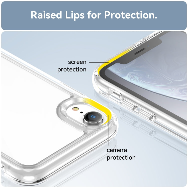 For iPhone XR Colorful Series Acrylic + TPU Phone Case