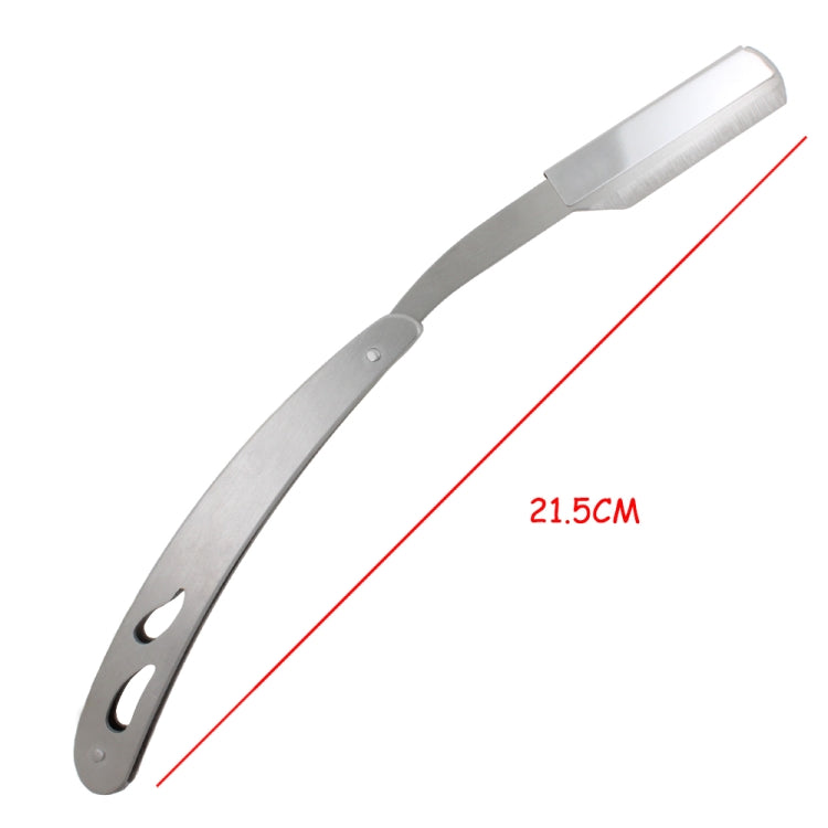 H-1 Stainless Steel Replaceable Blade Folding Straight Razor Shaving Stand