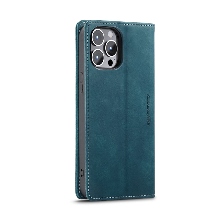 For iPhone 14 Pro Max CaseMe-013 Multifunctional Retro Frosted Leather Phone Case