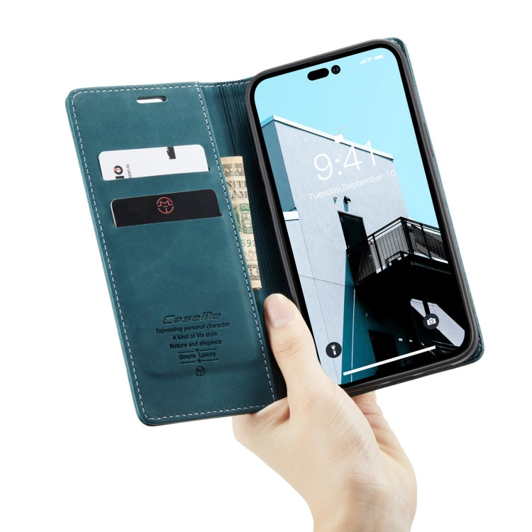 For iPhone 14 Pro Max CaseMe-013 Multifunctional Retro Frosted Leather Phone Case