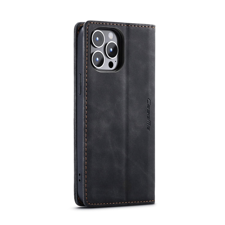 For iPhone 14 Pro Max CaseMe-013 Multifunctional Retro Frosted Leather Phone Case