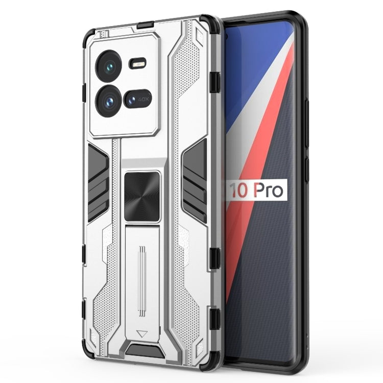 For vivo iQOO 10 Pro Supersonic PC + TPU Shock-proof Protective Phone Case with Holder