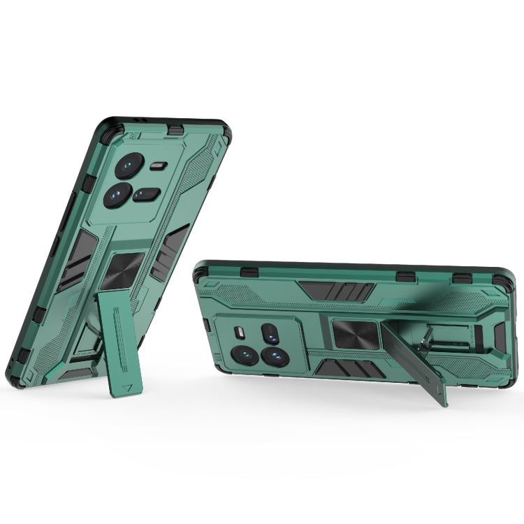 For vivo iQOO 10 Pro Supersonic PC + TPU Shock-proof Protective Phone Case with Holder