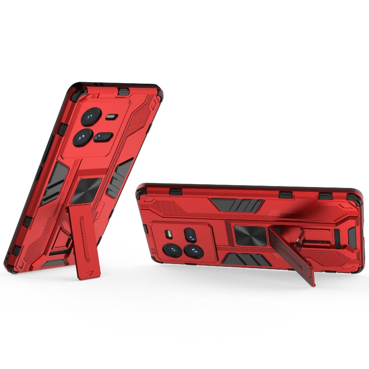 For vivo iQOO 10 Pro Supersonic PC + TPU Shock-proof Protective Phone Case with Holder