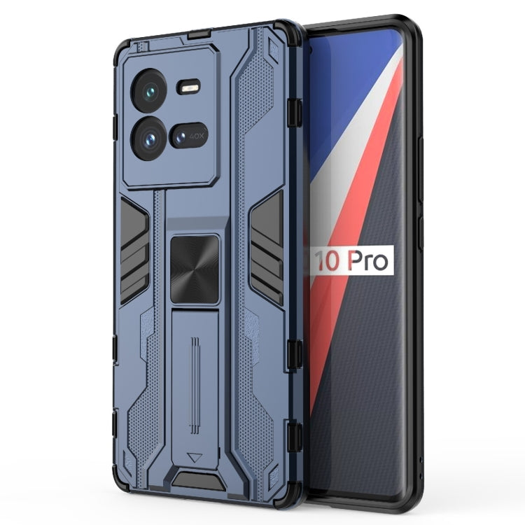 For vivo iQOO 10 Pro Supersonic PC + TPU Shock-proof Protective Phone Case with Holder