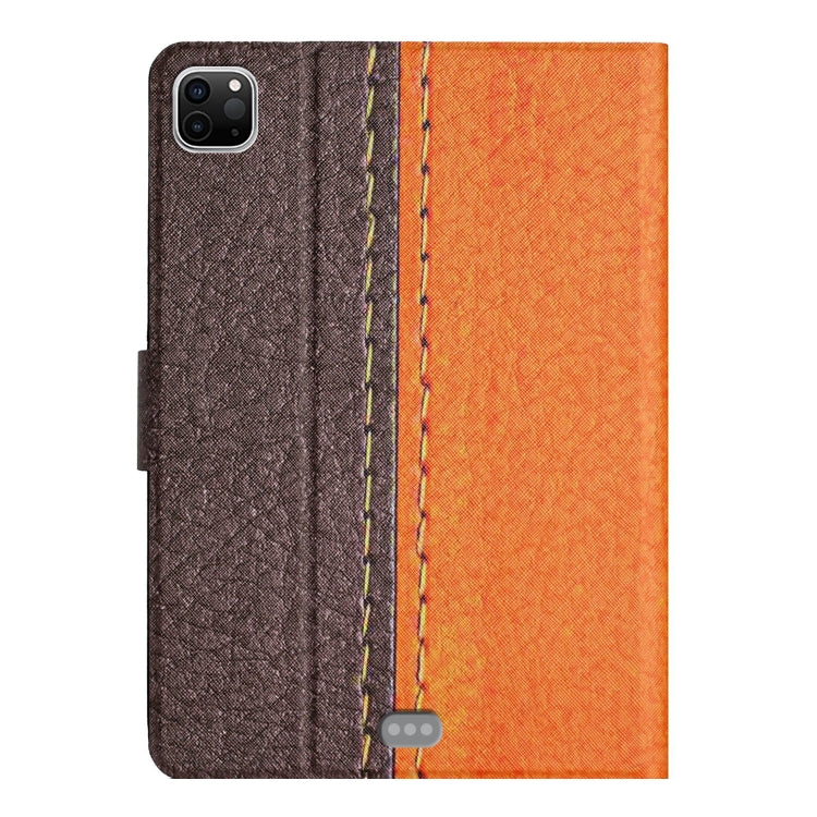 For iPad Pro 11 2020 Stitching Solid Color Smart Leather Tablet Case