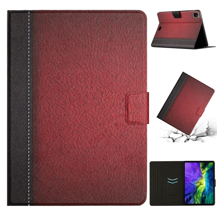 For iPad Pro 11 2020 Stitching Solid Color Smart Leather Tablet Case