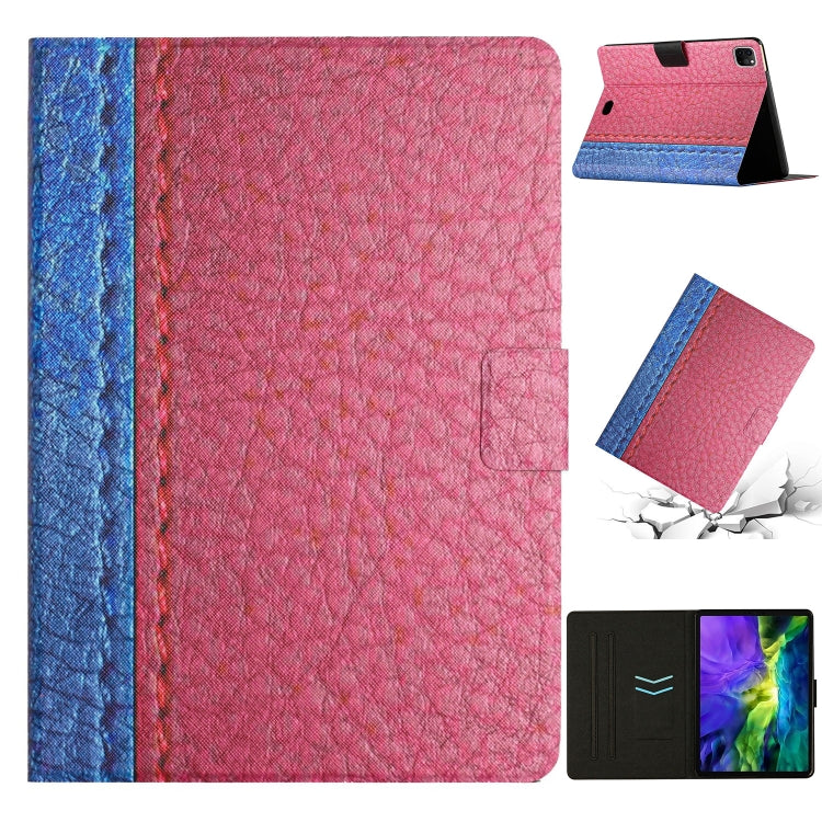 For iPad Pro 11 2020 Stitching Solid Color Smart Leather Tablet Case