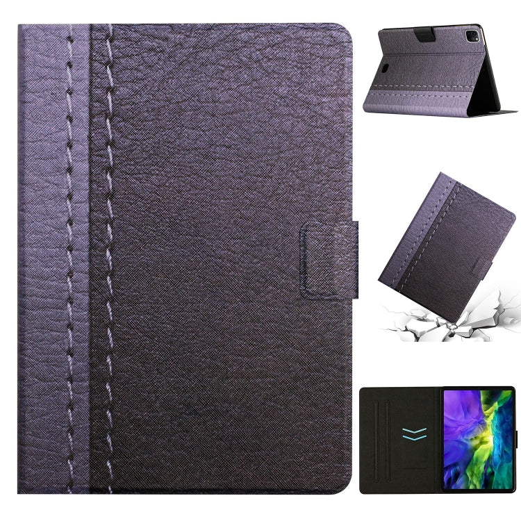 For iPad Pro 11 2020 Stitching Solid Color Smart Leather Tablet Case
