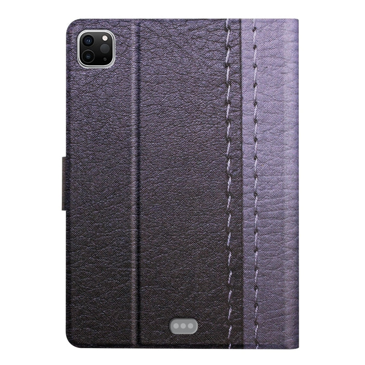 For iPad Pro 11 2020 Stitching Solid Color Smart Leather Tablet Case