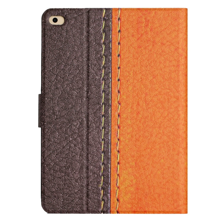 Stitching Solid Color Smart Leather Tablet Case For iPad Air / Air 2 / 9.7 2018 / 2017