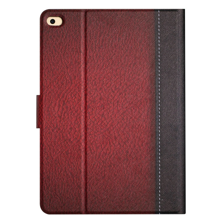 Stitching Solid Color Smart Leather Tablet Case For iPad Air / Air 2 / 9.7 2018 / 2017