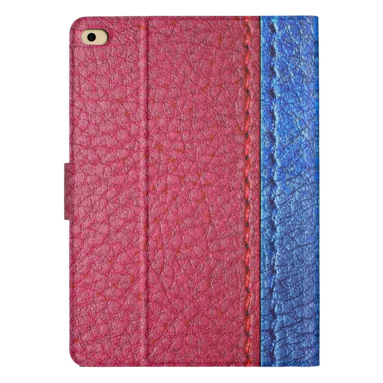Stitching Solid Color Smart Leather Tablet Case For iPad Air / Air 2 / 9.7 2018 / 2017