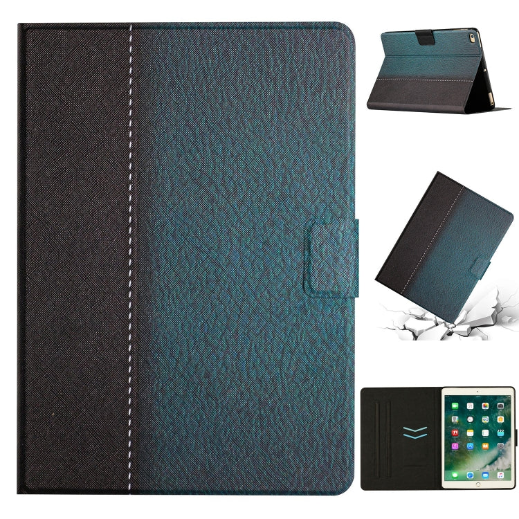 Stitching Solid Color Smart Leather Tablet Case For iPad Air / Air 2 / 9.7 2018 / 2017