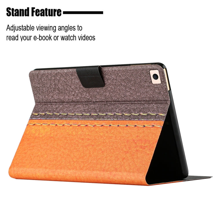 Stitching Solid Color Smart Leather Tablet Case For iPad mini 5 / 4 / 3 / 2 / 1