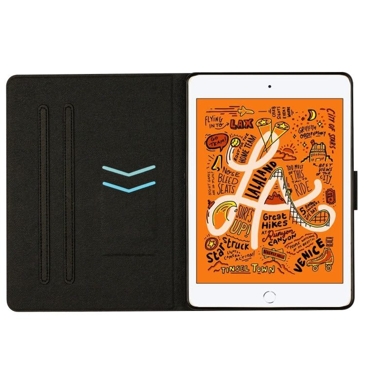 Stitching Solid Color Smart Leather Tablet Case For iPad mini 5 / 4 / 3 / 2 / 1